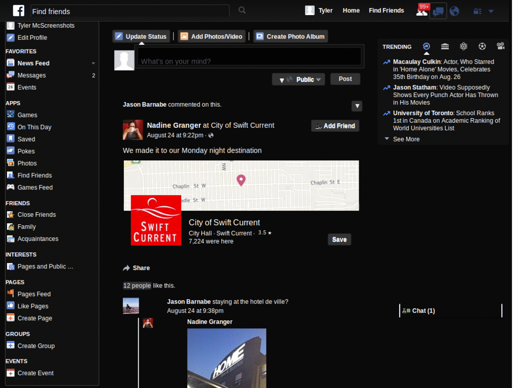 Facebook dark (lite) (read desc plz)