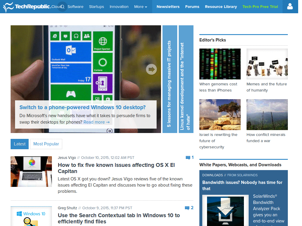 techrepublic.com - no ads