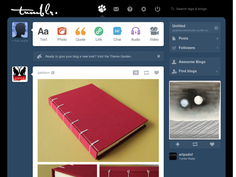 Ed Sheeran - Tumblr Dashboard Theme