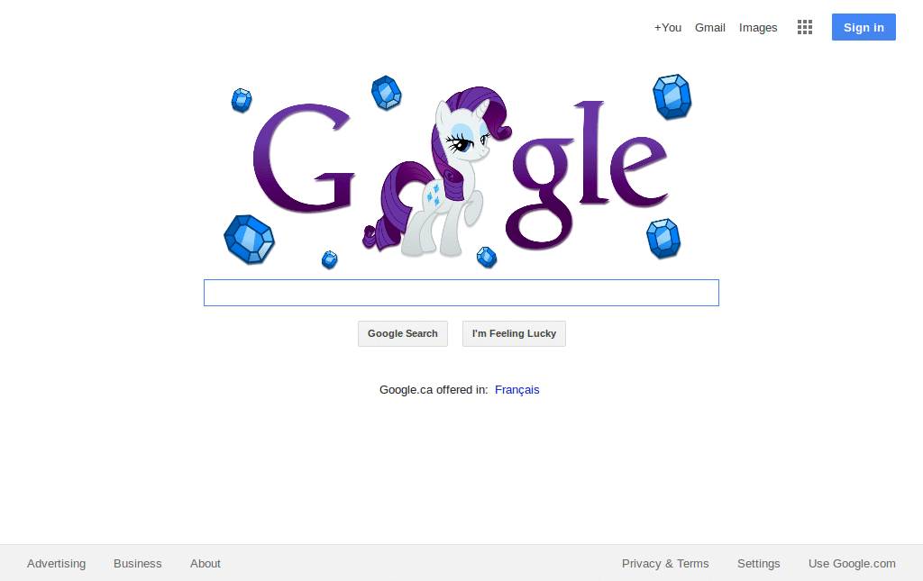 Rarity  Google logo