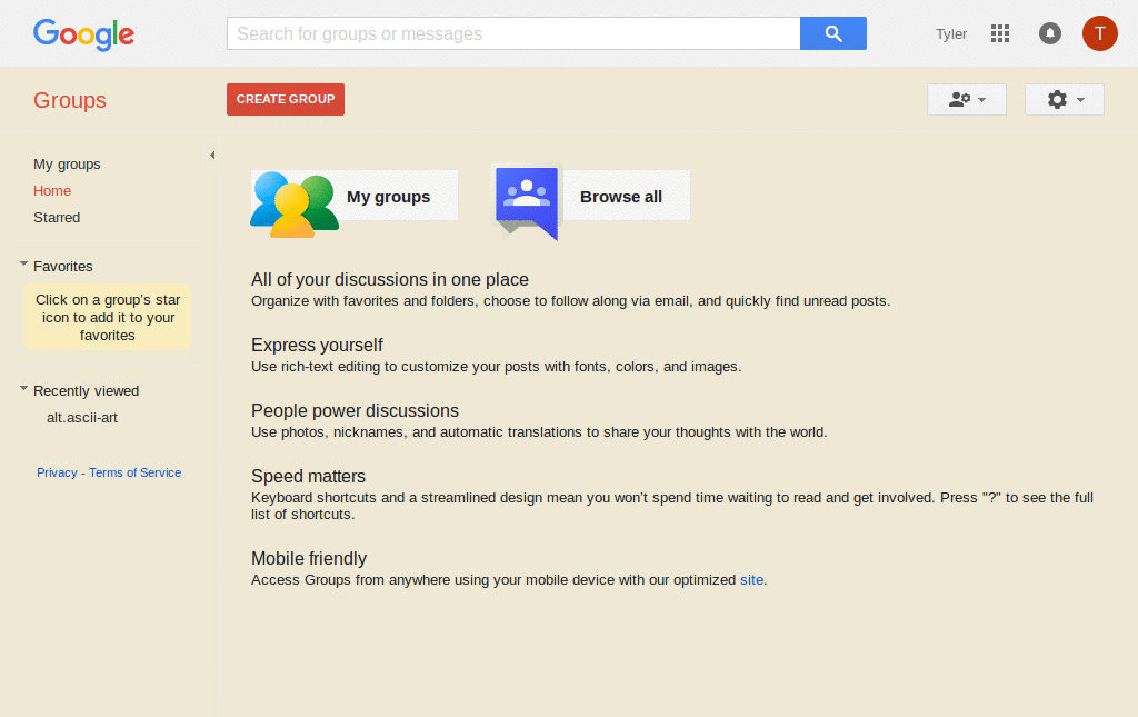 Google Groups Solarized