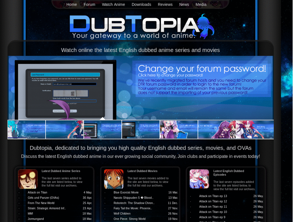 Dubtopian Review Option Theme 3rd option page