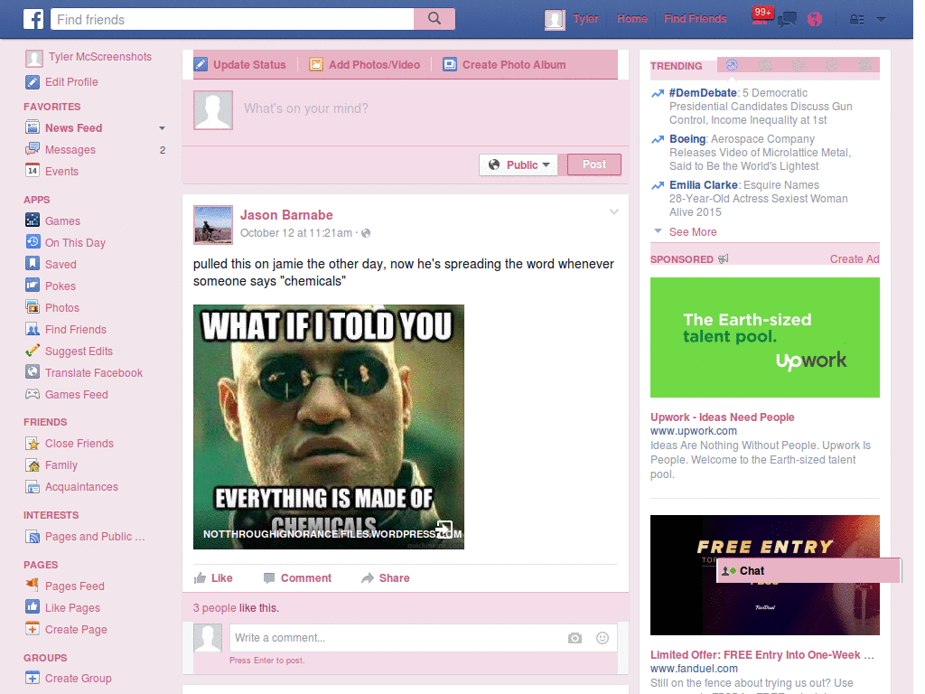 pink fb
