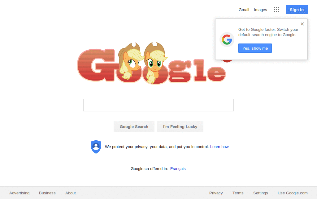 Applejack Google Logo~