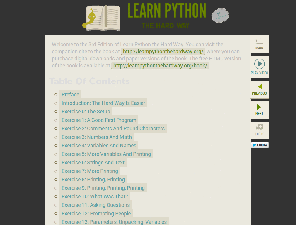 Dark Learn Code The Hard Way