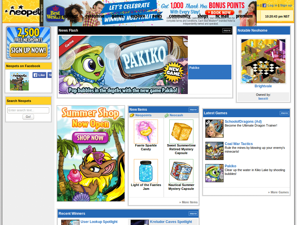 Neopets - Optimized