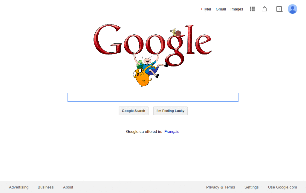 Adventure Time Google (Finn & Jake)