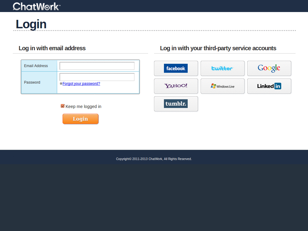 New ChatWork - Narrow right column