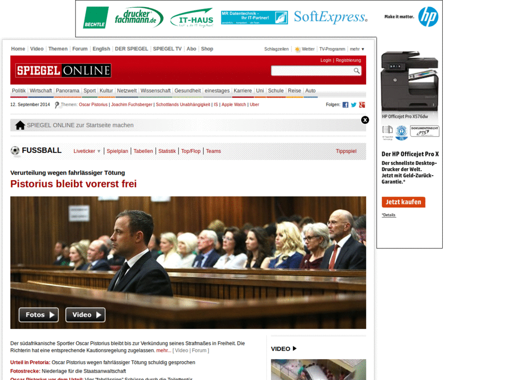 Spiegel.de - No Adblocker Warning