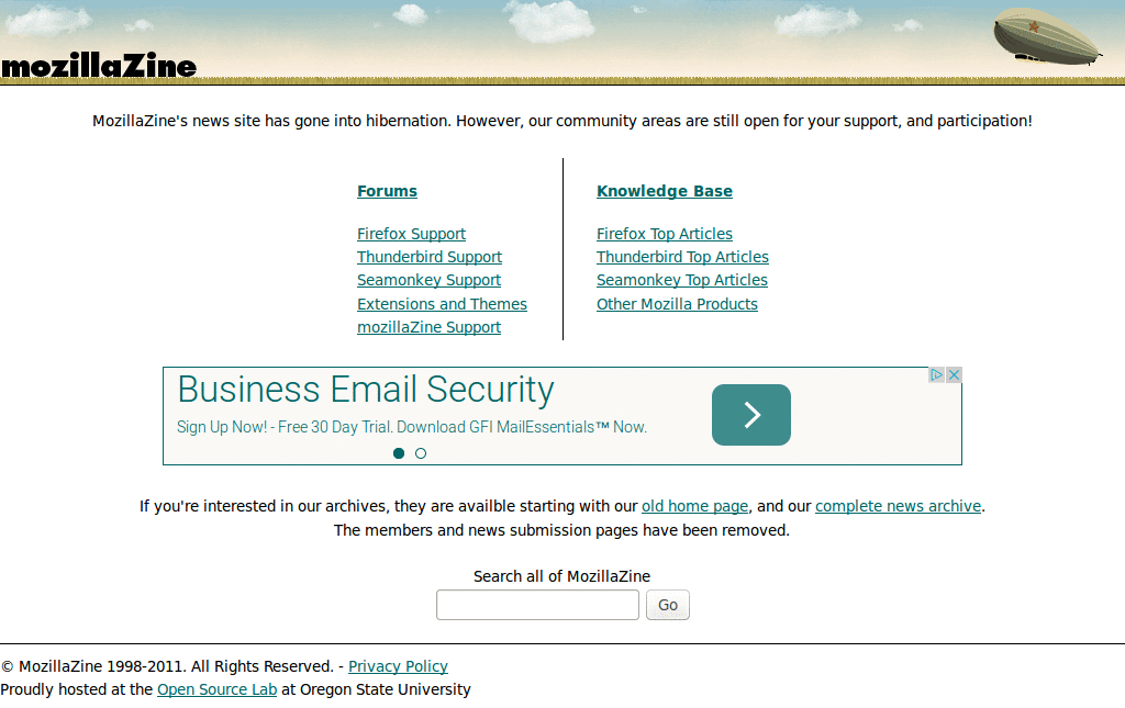 Mozillazine vs Camino