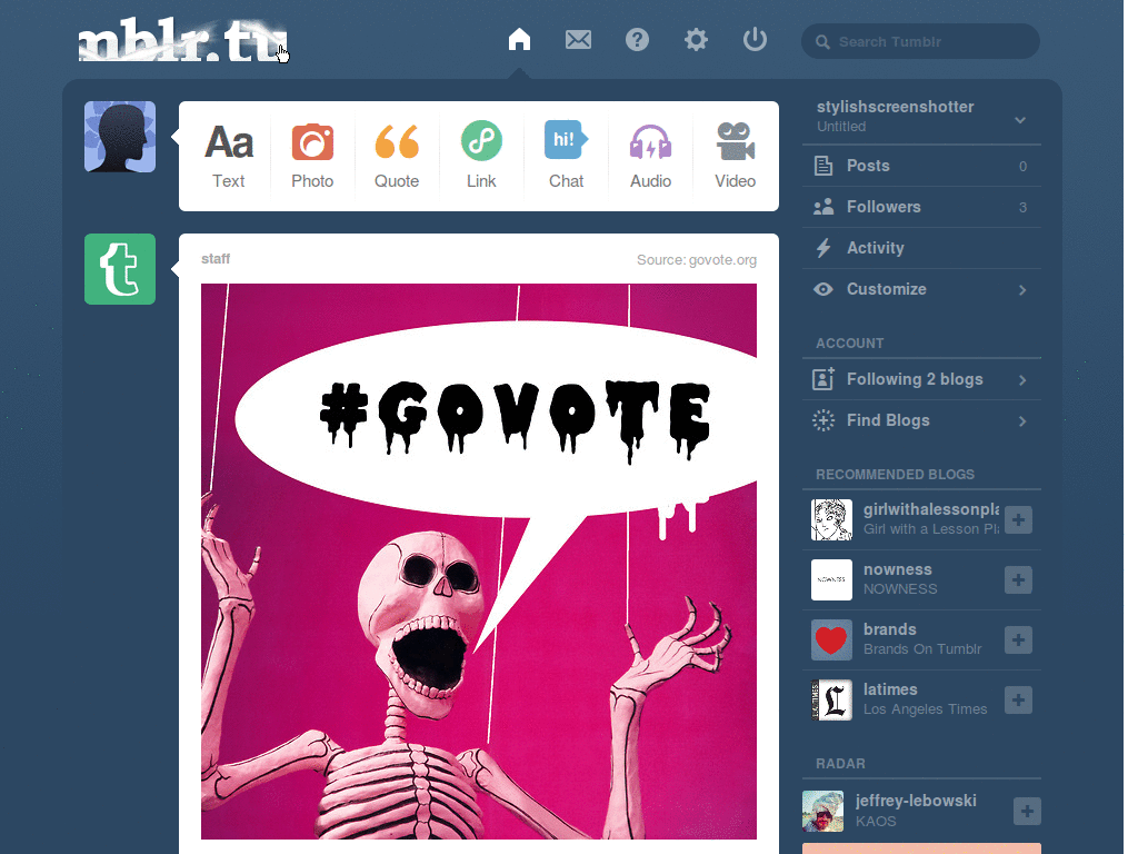 Logo tumblr 2
