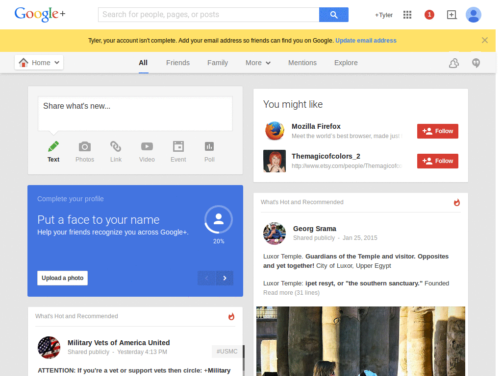 GooglePlus Slimmer