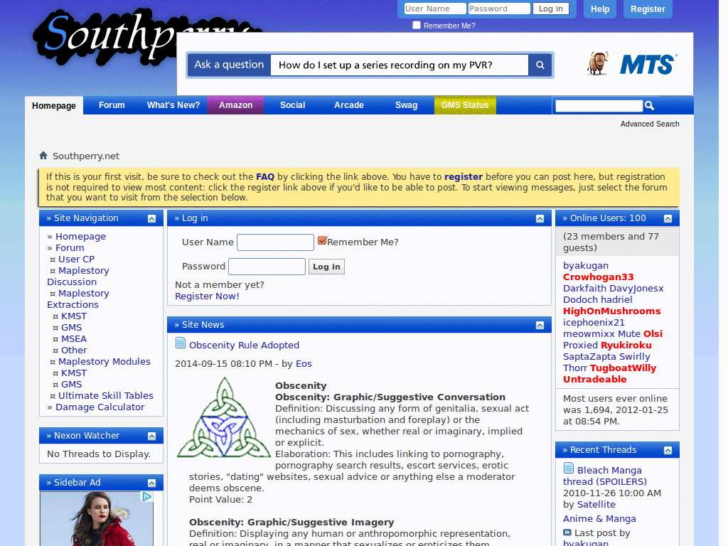 Southperry.net - Enhanced theme (experimental)