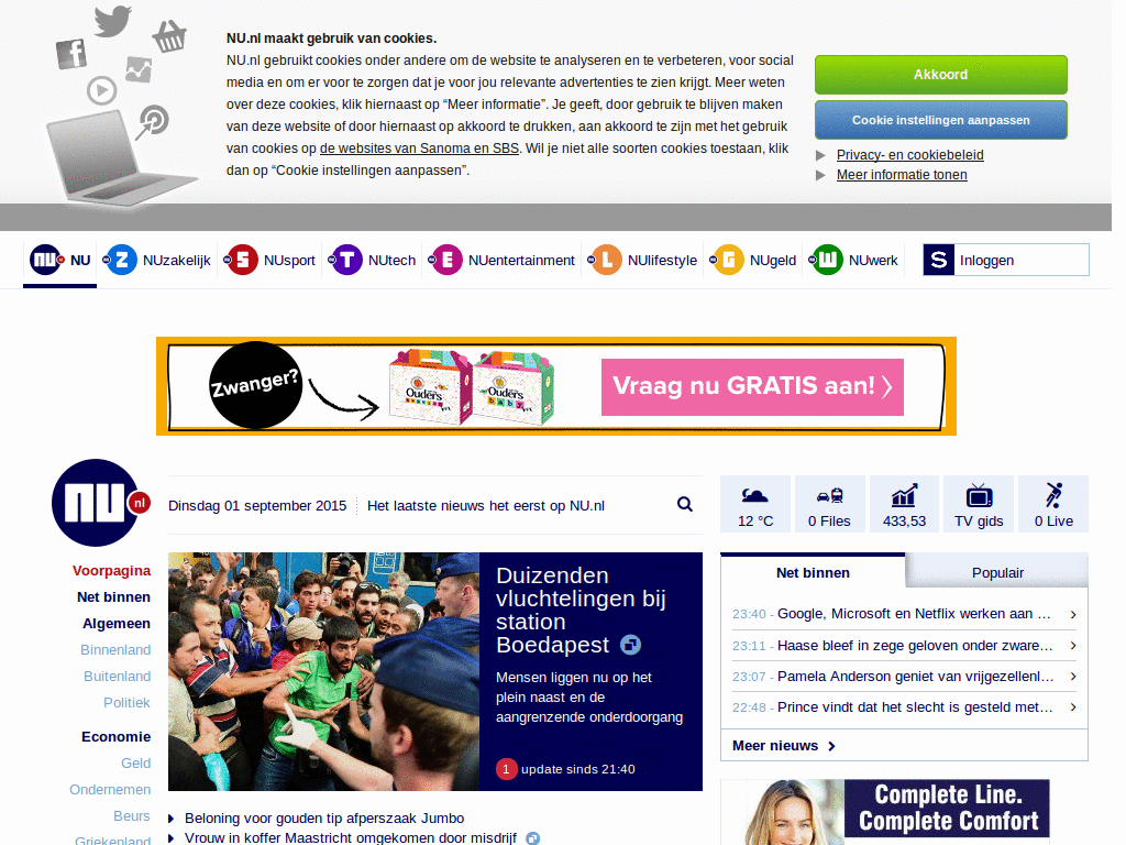 nu.nl - reduce size of topbar