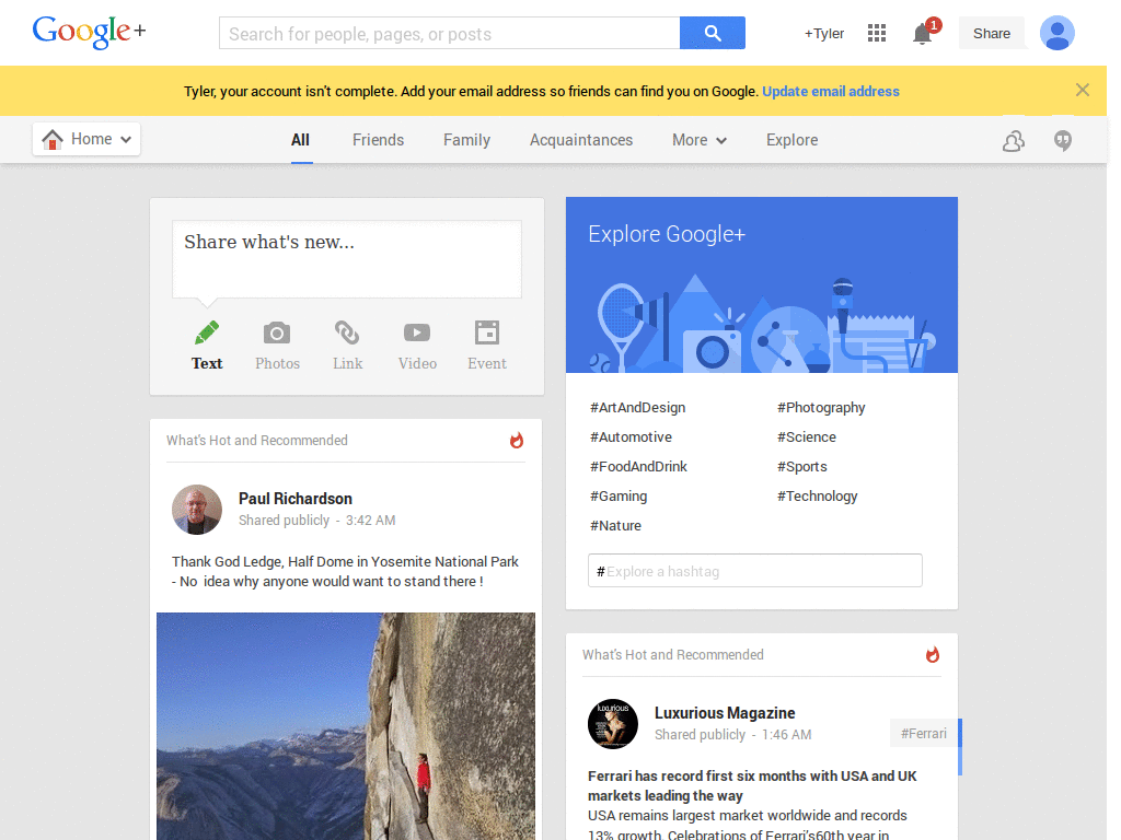 Google UI mod