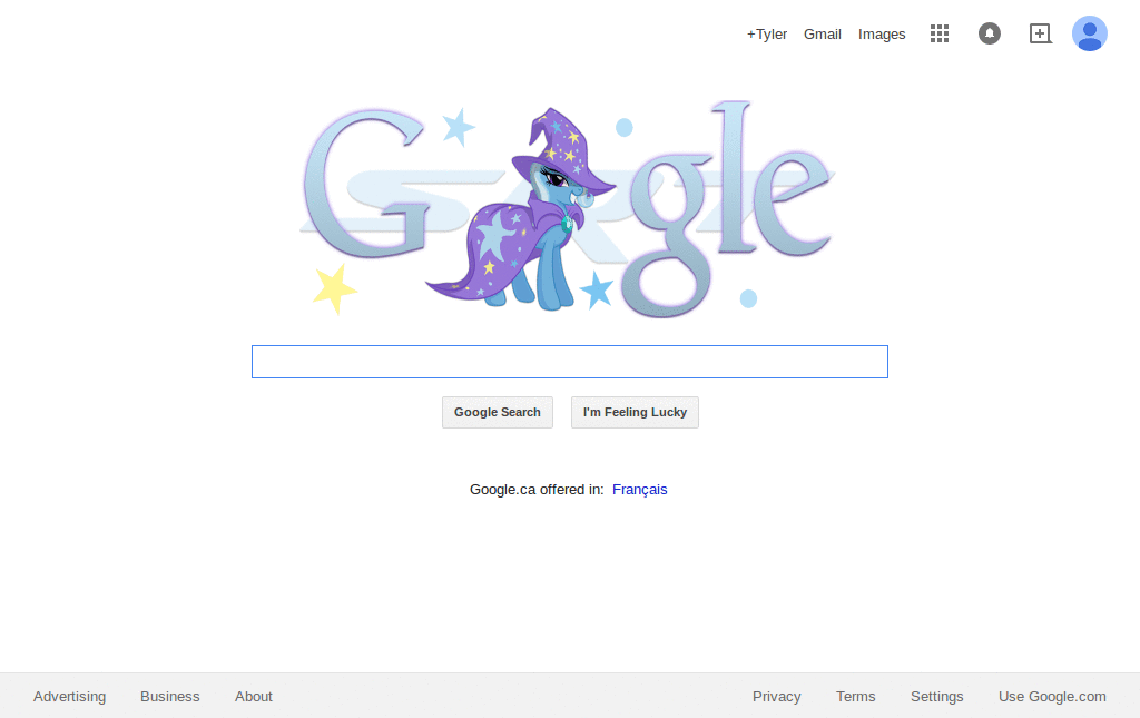 Trixie Google Logo Fixed