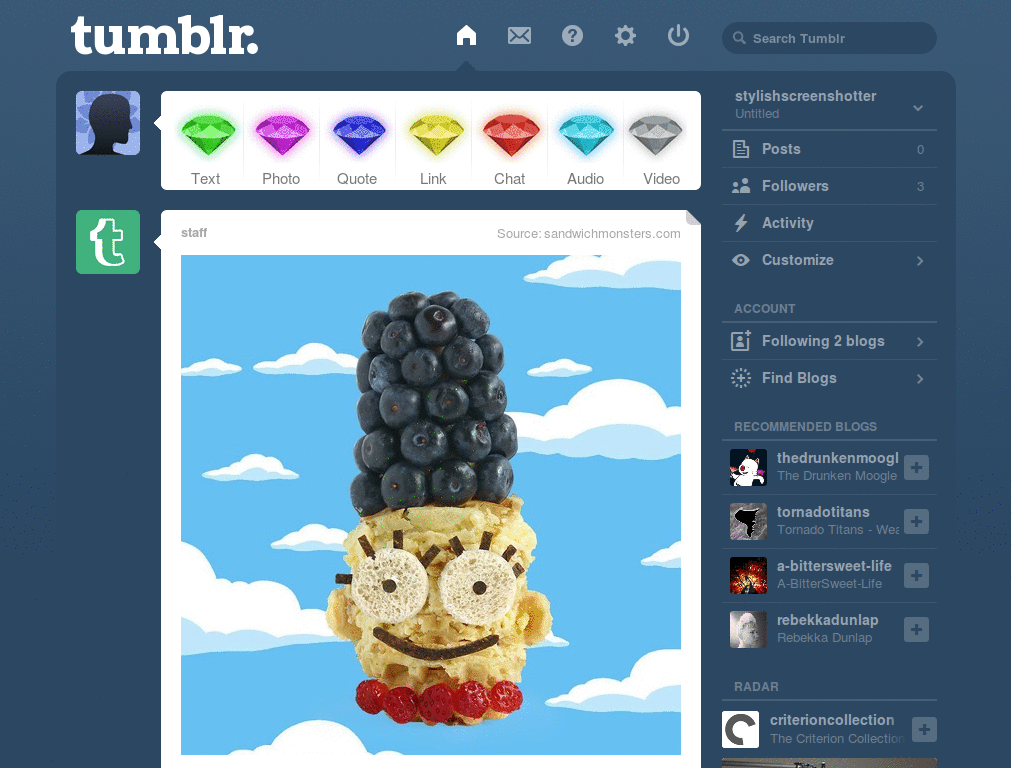 Chaos Emeralds Tumblr Home Buttons