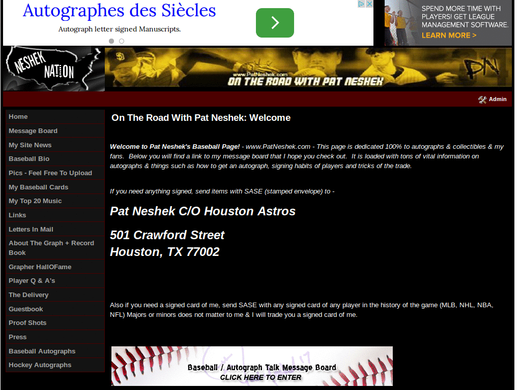 White BG for Pat Neshek's blog