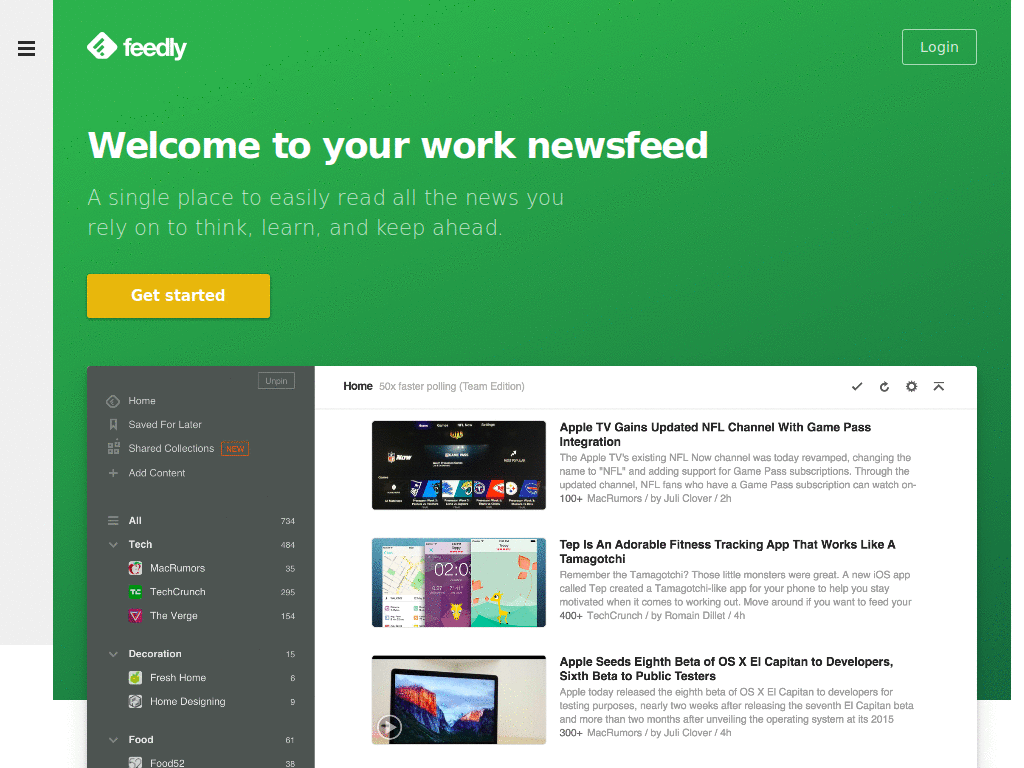 Pretty Feedly