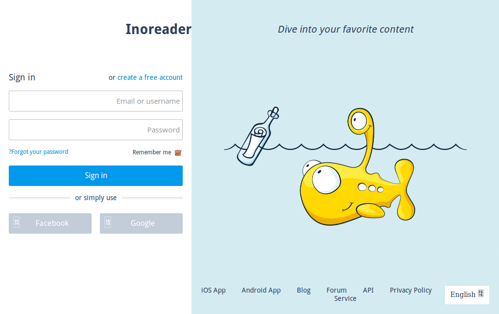 InoReader Persian-BRN style