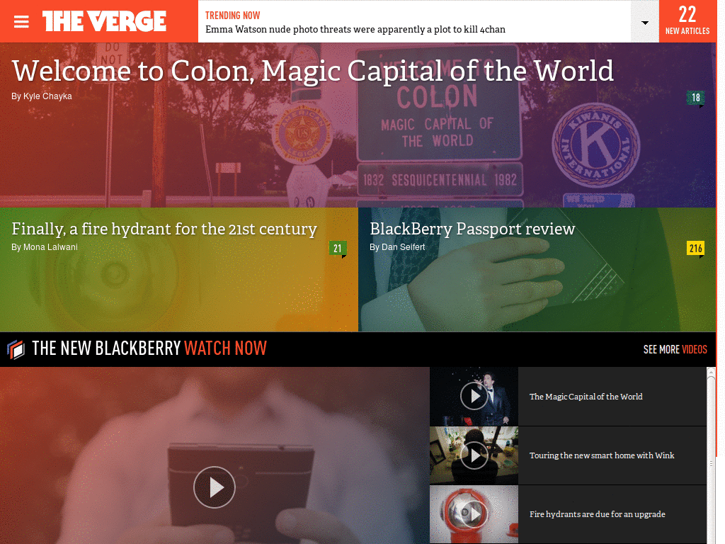 cSilverWave - VERG No Sidebar. theverge.com