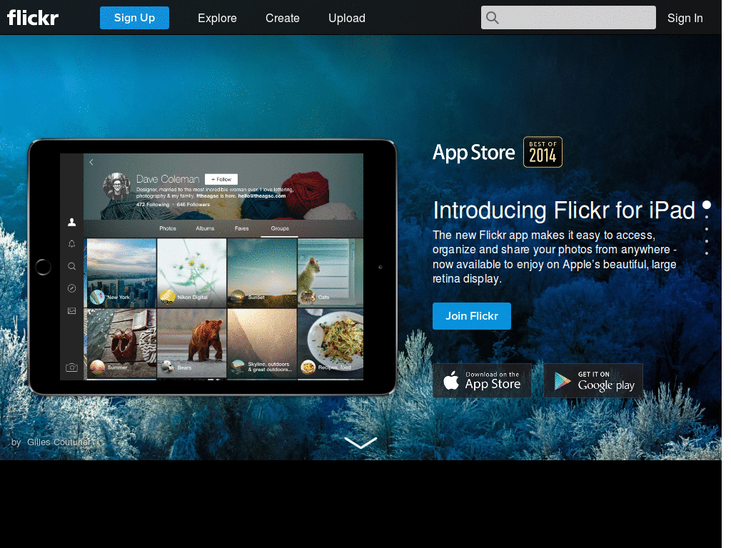 Flickr remove Yahoo! Nav Bar