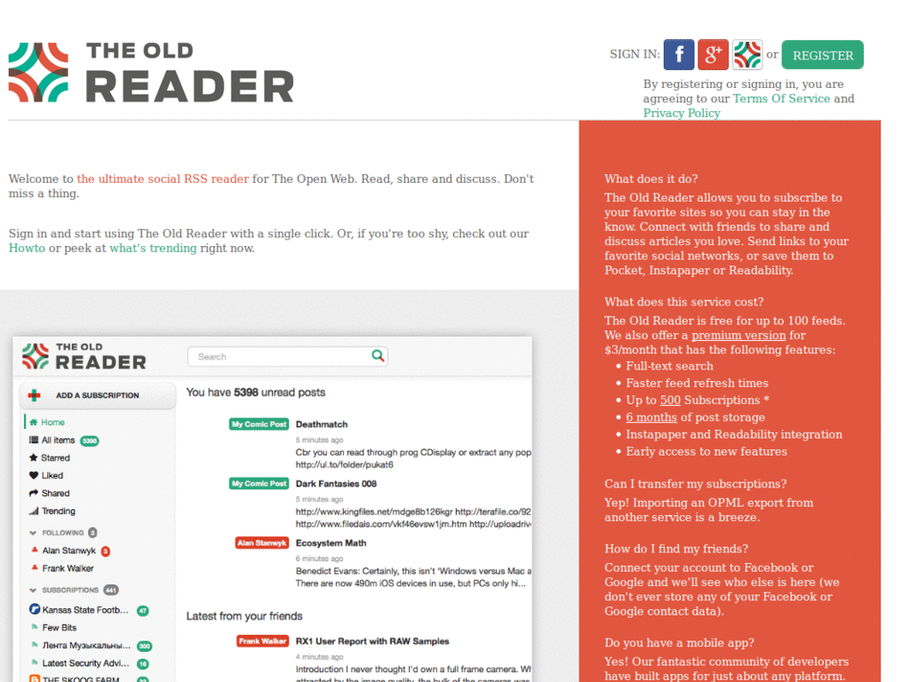 The Old Reader MP 06