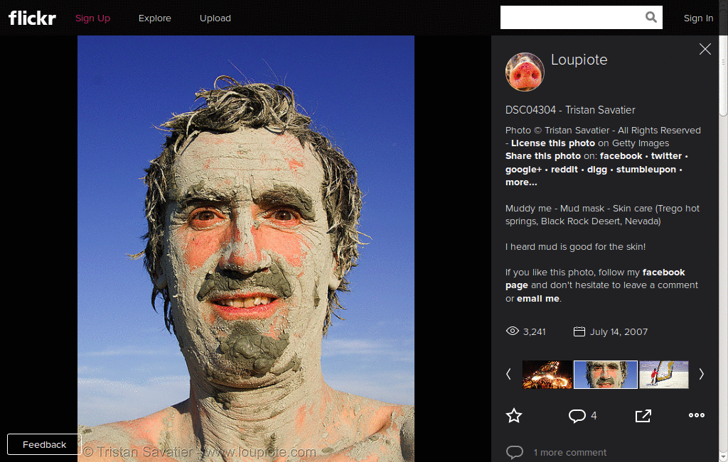 Flickr: Remove Yahoo universal navigation bar