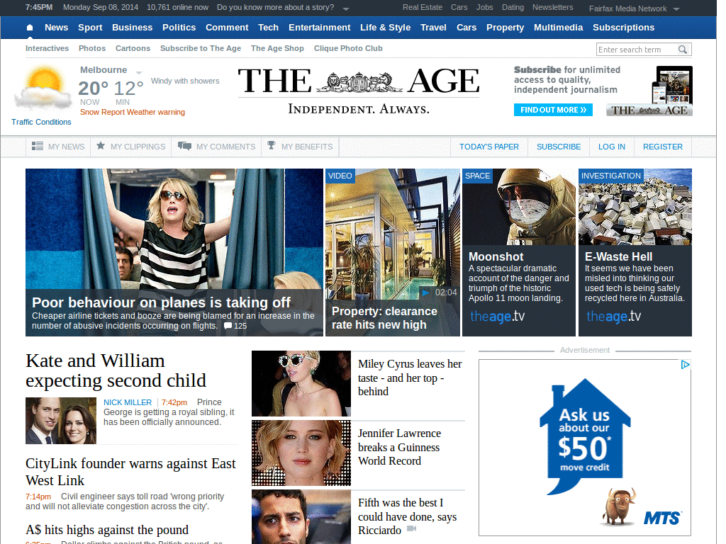 The Age - no subscription necessary