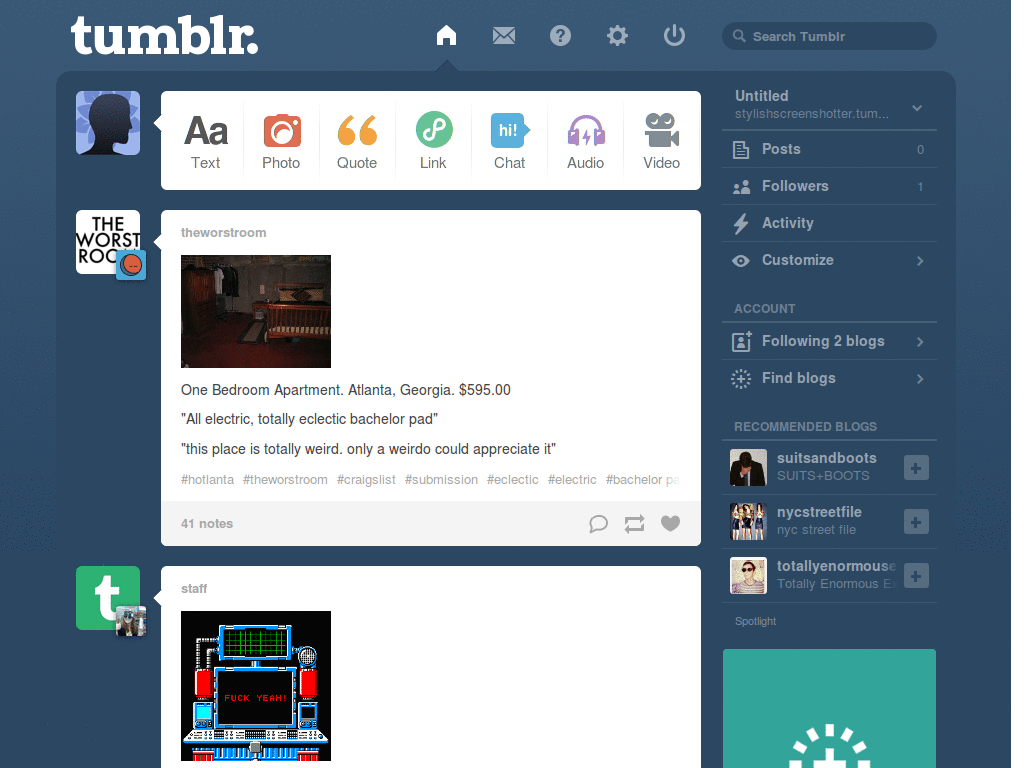 Drafts to Bookmarked