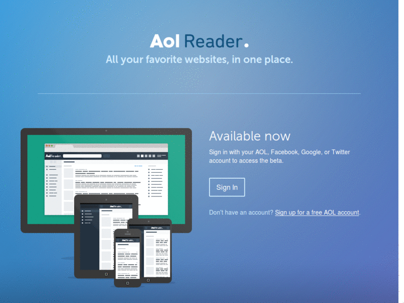 AOL Reader