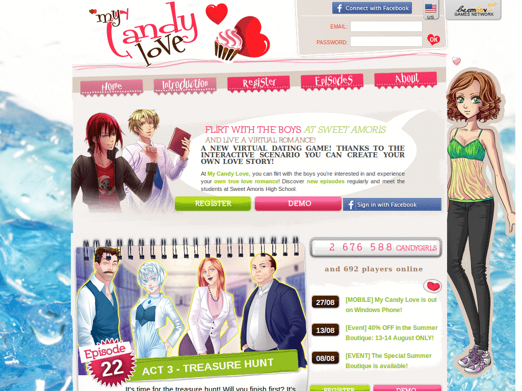 Glaceon Mycandylove theme