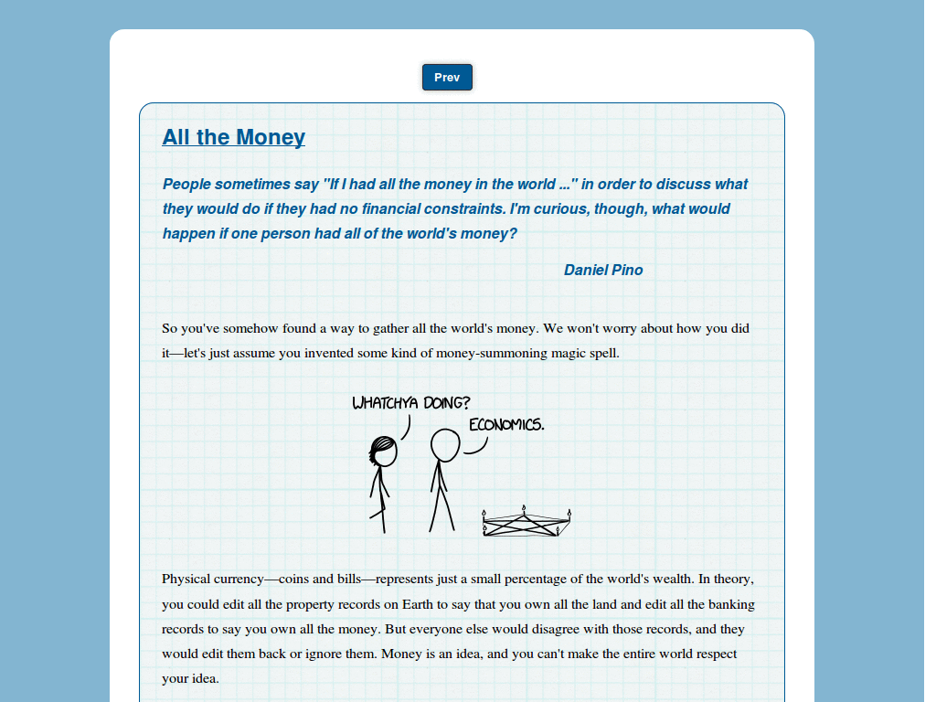 What-If.XKCD - (Dark and) Simple