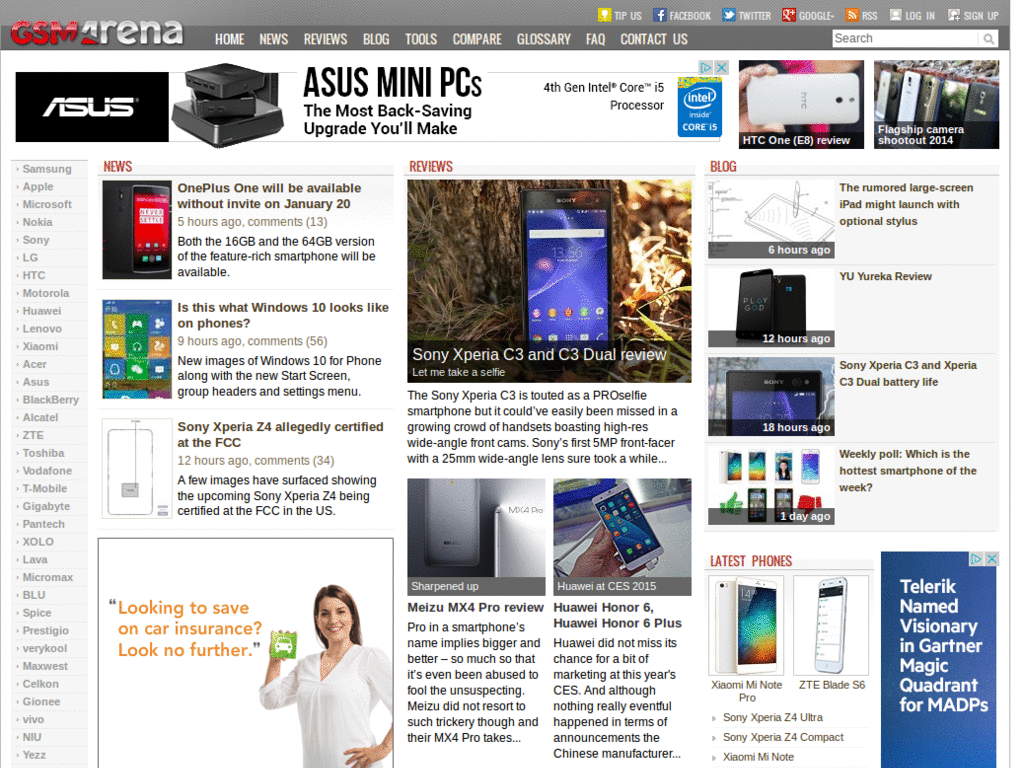 GSMArena with Nice Font!
