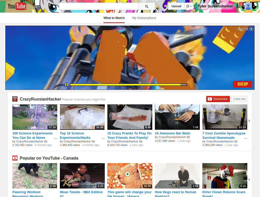 Youtube - Bronybar