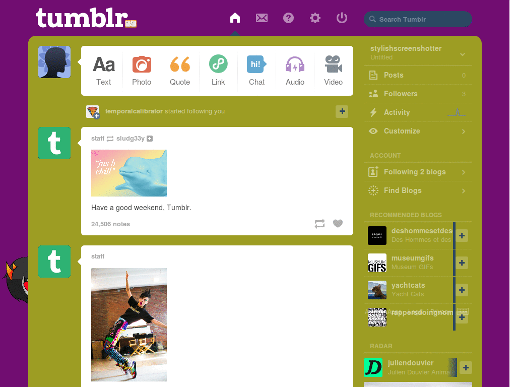 ROASTINGS// erisol tumblr theme