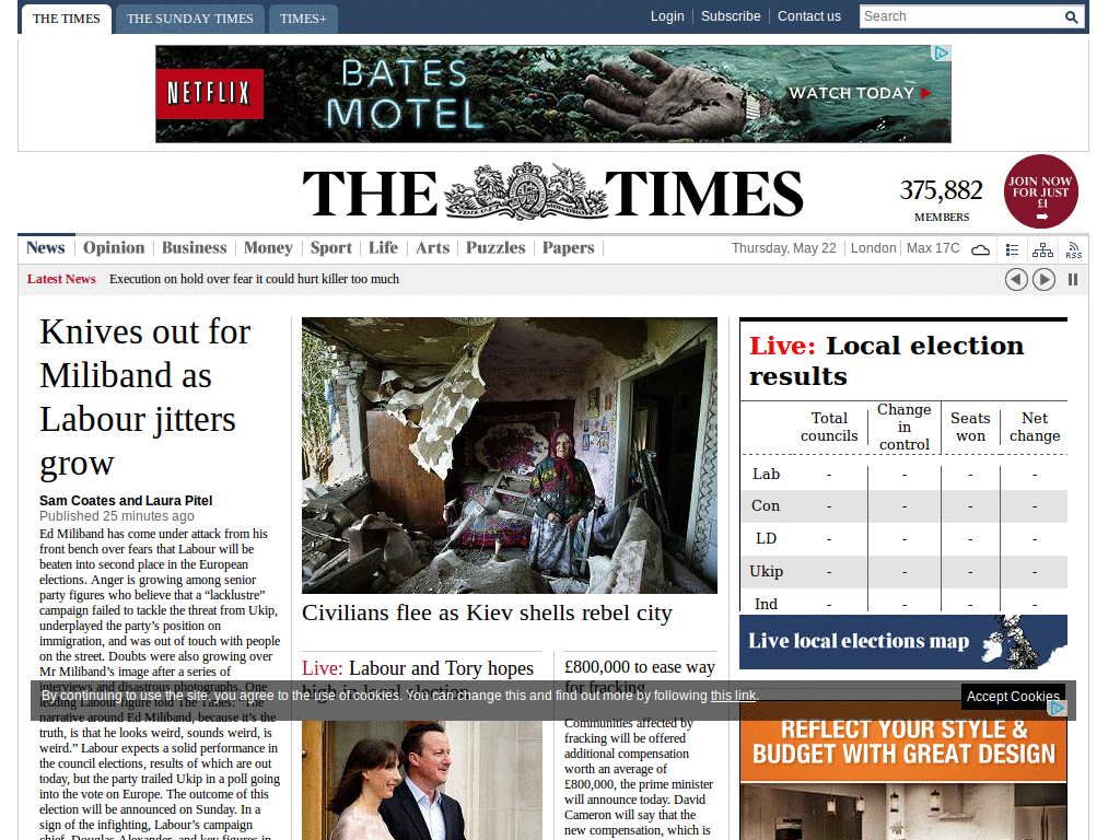 The Times - remove goals hub