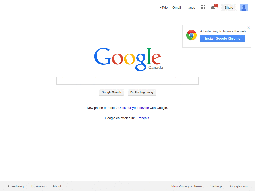 voltar on google