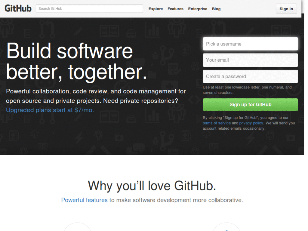 GitHub Fixed Top Bar