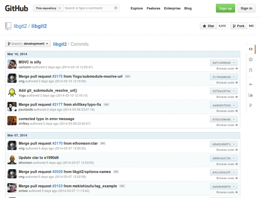 Github Detailed Timestamps