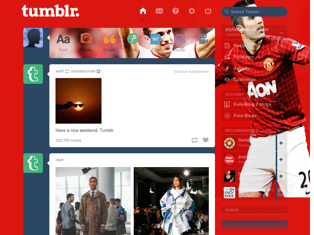Robin van Perise dashboard theme