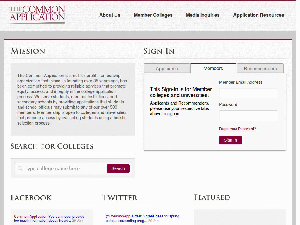 Common App