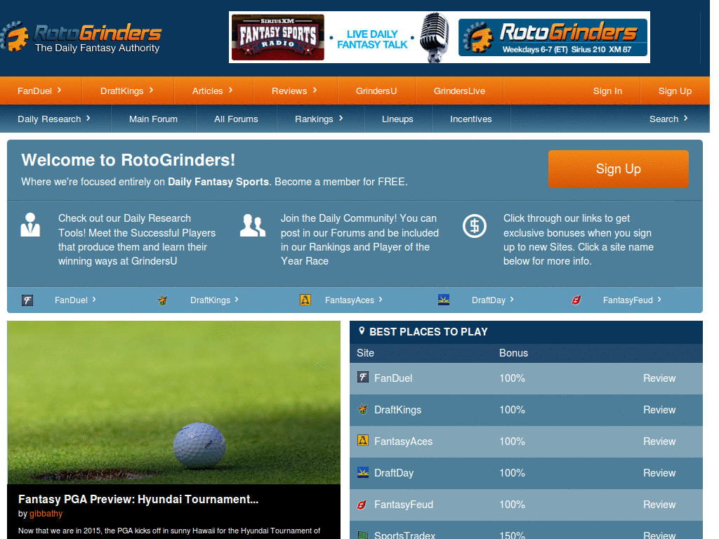 Rotogrinders simplified