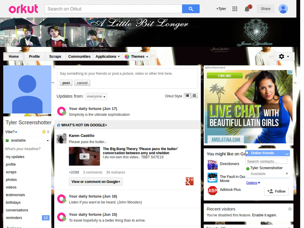 Orkut - Jonas Brothers 2 ( by Templah.com )