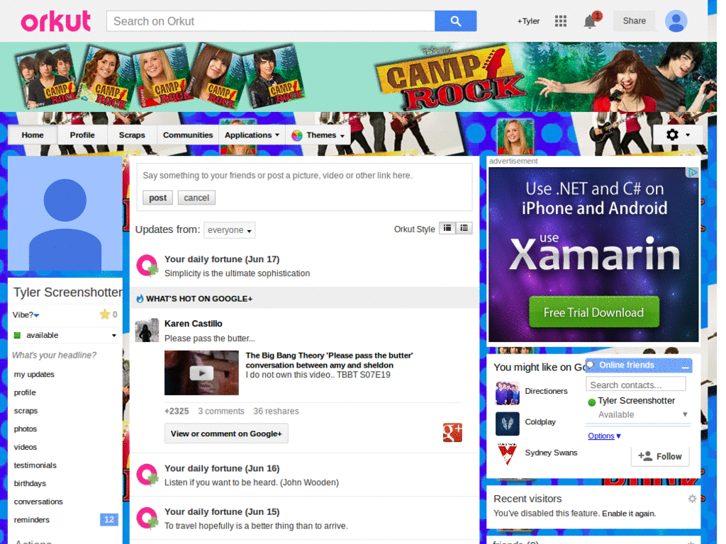 Orkut - Camp Rock ( by Templah.com )