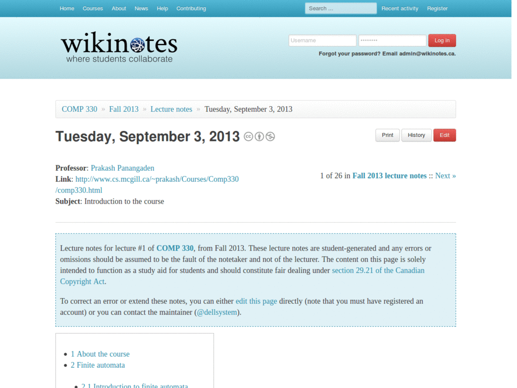 Larger wikinotes font-size