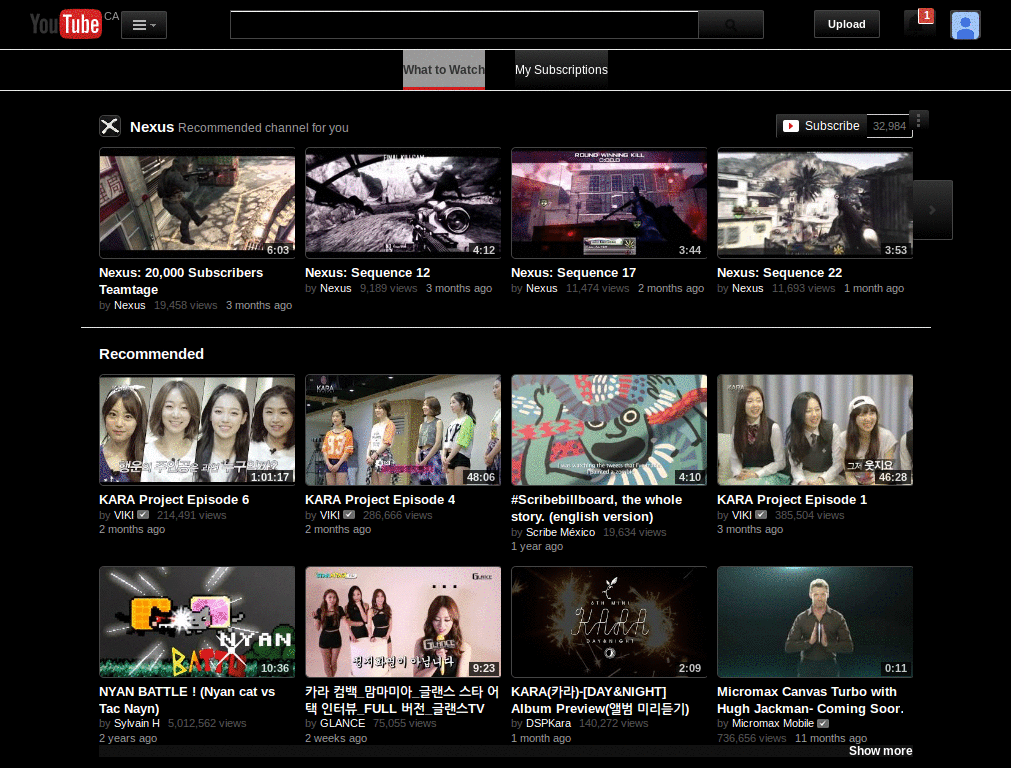 Youtube Dark (2011 Redesign)