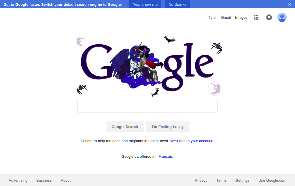 Zeph's Adult Family Google Logo