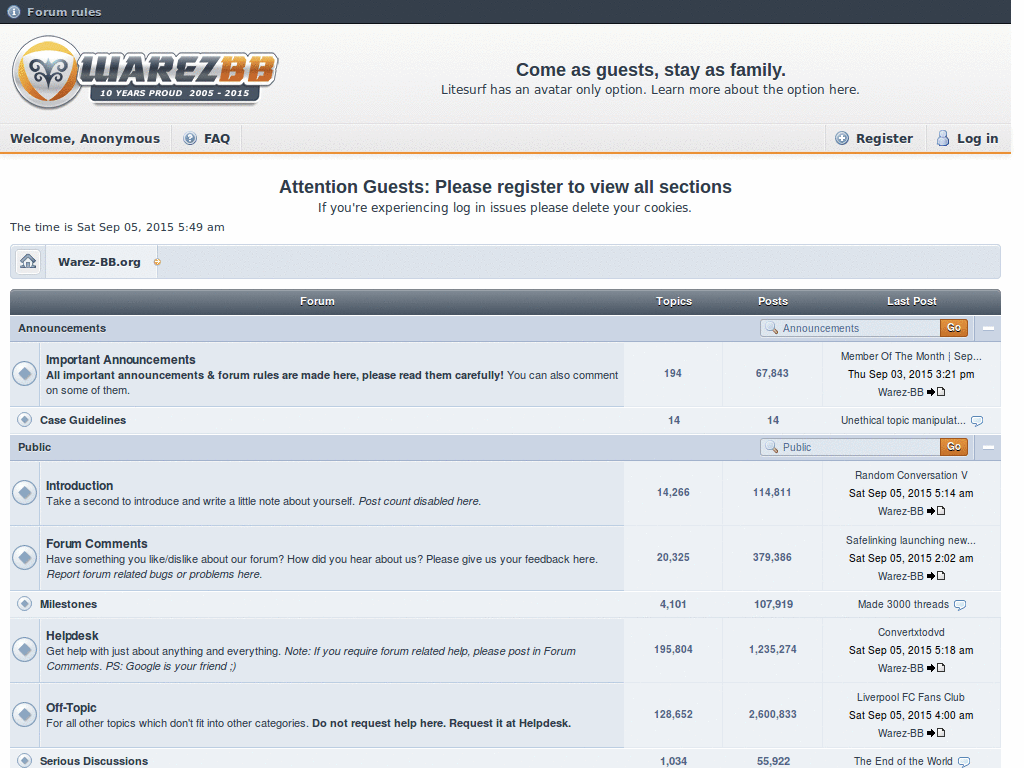 Warez-bb - Hide Wadio bar