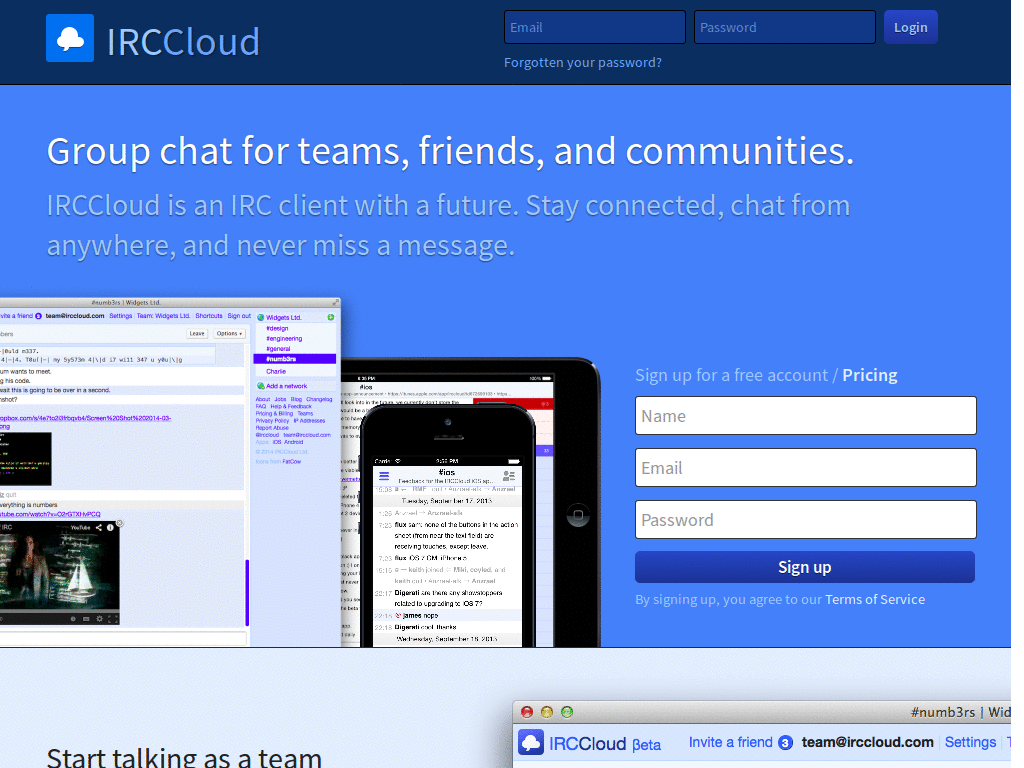 IRCCloud: Fixed-width font in the message view